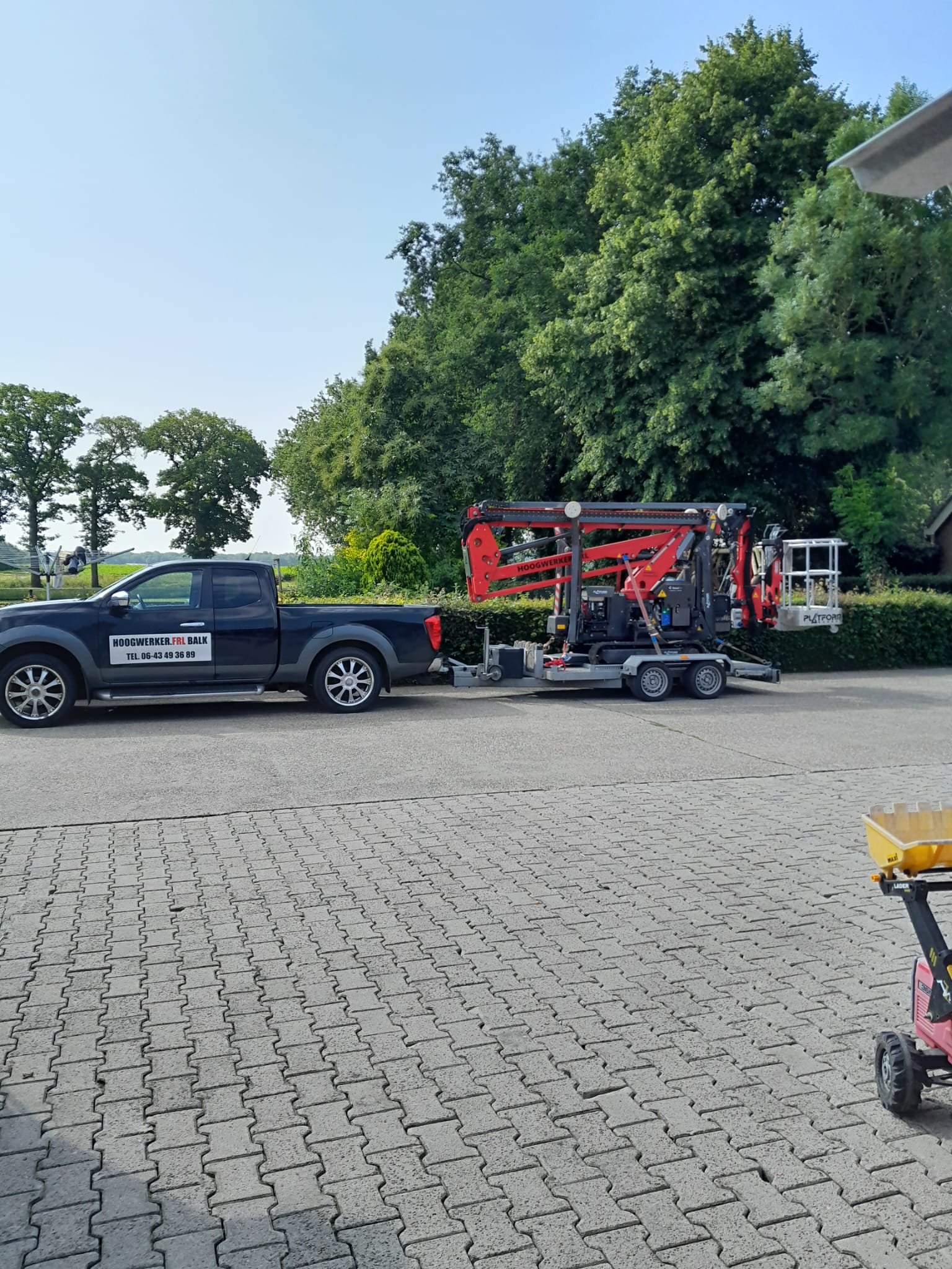 Spider 18.90 spinhoogwerker werkbak